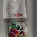 17 Pcs Magnetic Goose Key Holder Resin Goose Statue with Mini Hats Writable Interchangeable Signs Desk Decor(Holiday)