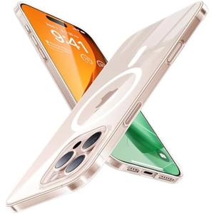 TORRAS Magnetic Slim Fit for iPhone 16 Pro Case 6.3 inch, Ultra-Thin 16 Pro Case Compatible with MagSafe, Lightweight Matte Anti-Scratch Hard PC Cover Phone Case for iPhone 16 Pro OriginFit, Clear