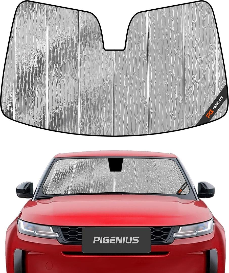 Pigenius Windshield Sun Shade for Land Rover Range Rover Evoque 2020-2026 Front Window Sunshade - AstraGuard