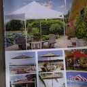 EliteShade USA 10-Year-Non-Fading 9Ft 3 Tiers Market Umbrella Patio Umbrella Outdoor Table Umbrella with Ventilation, Royal Blue