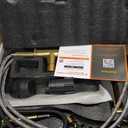 OWOFAN Kitchen Faucet, Kitchen Faucets with Pull Down Sprayer Sus304 Stainless Steel Industrial Single Handle One Hole Faucet for Farmhouse Camper Laundry Utility Rv Wet Bar Sinks Bushed Gold 9009J