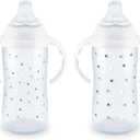 NUK Learner Cup 6+ Months Timeless Collection 10 Oz BPA Free Spill Proof Sippy Cup 2 Count (Pack of 1)