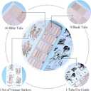 2 x XKDOUS Pink Bible Tabs with Stickers, Laminated Gold Font Large Print Bible Tabs for Women Men, Bible Index Tabs, Bible Book Tabs, Bible tabs for Study Bible (Ballet Pink)