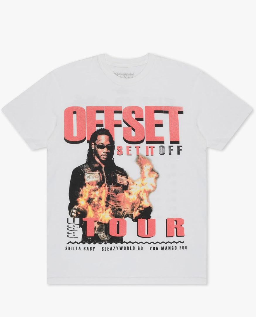 Offset Classic Photo Tee, Size Large