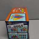 Eocolz 49PCS Carnival Games Outdoor Combo Set for Kids with LED Light, Plastic Cones Obstacle Course Bean Bags Balls Ring Toss Game Egg and Spoon Race Lawn Game, Gift for Birthday Party/Xmas/Easter