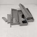 SPACELEAD Slim Storage Cart 4 Tier,Bathroom Organizer Rolling Utility,Mobile Shelving Unit Slide Out for Office, Kitchen, Laundry Room & Narrow Places,Gray (Grey)