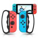 ECHZOVE Grip for Switch Fitness Boxing, Handle for Nintendo Switch Boxing - 2 Packs (Black)