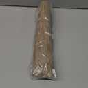 SHACOS Woven Vinyl Table Runner Indoor Outdoor 12x54 inch Kitchen Dining Table Runners Wipe Clean Washable PVC Table Runner, Bamboo Tan