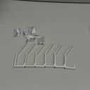 Coat Hooks Wall Mounted, 6 Packs Wall Hooks for Hanging Clothes, Coat, Towel, Rope, Keys, Hats, Purse, Wall Hangers for Kitchen, Bathroom, Door, Cabinet, Hallways, Bedrooms (Silver, 6 Packs)