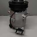 A-Premium Air Conditioner AC Compressor with Clutch Compatible with Chevrolet Cruze 1.4L 2011, Eco Model, with 2 Connectors (Not Fit 1 Cord)