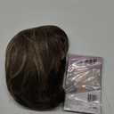 Pixie Cut Layered Short Brown Wigs with Bangs Straight Synthetic Hair Wigs for White Women (Blonde Mixed Brown)