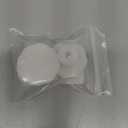 HVAC Manual Damper Knob for 0.25 Inch Shaft, Replacement Control Knob for HVAC Ceiling Dampers & Round Duct Ring with Butterfly Damper, White Easy-Grip Design for Airflow Adjustment, 2 Pack