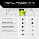 Moleskin Tape - 2in x 16ft - Blister Prevention Tape, Medical Padding Tape | Water Resistant & Hypoallergenic | Thin Mole Skin Padding & Athletic Tape for Running, Hiking, Walking - Single Roll