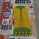 Friendship Bracelet Making Kit for Girls Ages 8-12, Kids Jewelry Making Kit with 28 Pre-Cut Threads and Letter Beads, Arts and Crafts for Kids, Birthday Easter Gifts for 6 7 8 9 10 11 12 Year Old
