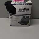 Custom Accessories 2-Piece Midnight Plush Seat Covers for Cars, Trucks, and SUVs, Vegan Leather Seat Cover for Cars, Universal-Fit Car Seat Covers, Interior Accessories - Black