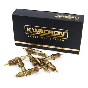 Kwadron Cartridge Tattoo Needles Cartridges, Box of 20, Round Shaders #8 Long Taper - 7 Round Shader #8 Long Taper - 25/7RSLT