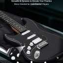RVONE RST-150 39-Inch Left-Handed Electric Guitar Kit, HSS, Amp, Black
