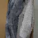 Electric Heated Blanket 50"x60",Luxury Grey Faux Rabbit Fur Electric Throw Blanket,Fast Heating Soft Fluffy Thick Electric Blanket with 6 Heating Levels & 12H Auto Off