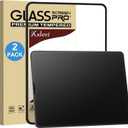 [2 Pack Matte Glass Screen Protector for iPad Air 5/iPad Air 4th Generation 10.9 Inch Bubble Free Anti-Glare Anti-Fingerprint Tempered Glass Film with Alignment Frame
