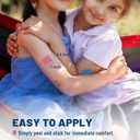 2 x Bite Itch Relief Patches 27 pcs for Kids & Adults, Instantly Reduce Swelling Itching, Natural Anti Itch Patches Kid-Friendly for Travel, Hiking, Summer Camp Essentials (Multi)