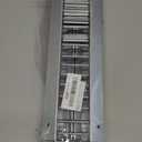 Repa Market 13" x 3" Inch Air Exhaust Grille for Round Ducts - 2 Adjustable Louvre Blades - Galvanized Air Supply Vent Cover - Side Fit Round Surface Canal Ducting from 6.30" to 15.74" Inches