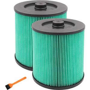 17912 & 9-17912 HEPA Vacuum Filter Compatible with Craftsman, Filter No.9-17912 fits 5, 6,8,9,12,14,16 and 32 gal vacs or larger made after 1988