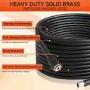 FIXFANS Pressure Washer Gun and Hose Kit, Replacement Pressure Washer Extension Wand Compatible with Some of Portland Husky Black Decker Ford Pulsar ShopForce Taskforce Powerwasher Taskmaster