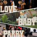 Marquee Light Up Numbers: 3FT Large Decorative Letters Signs for Party Decorations Baby Shower Birthday Wedding Engagement Anniversary, 3 Feet Tall Pre-Cut DIY Foamboard Number 5 - Easy to Assemble