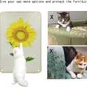 Cat Scratcher Mat, 23.6 X 15.7 Inch Natural Sisal Cat Scratch Mats,Cat Wall Scratcher for Indoor Cats with Adhesive Hook Protect Carpets and Sofas