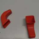 JWWY Bumper Tow Hook Covers Tow Trailer Hitch Receiver Cover Towing Hitch Rubber Sleeve Protector Cover Trim Fit for 2007-2026+Jeep Wrangler JL Gladiator JT 4XE JK Exterior Accessories 2pcs Red