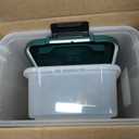 IRIS USA Remington Dog Food Storage Container, 30 lbs, 11 lbs, Airtight, Stackable, Wheels, Food Storage, Treat Box, 2-Cup Scoop