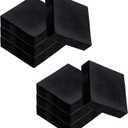 uxcell 8Pcs Rubber Anti Vibration Pads, 2" x 2" x 0.6" Square Rubber Shock Absorbing Washer Pads, Non-Skid Protector Mat for Washer Dryer Air Conditioner Compressor