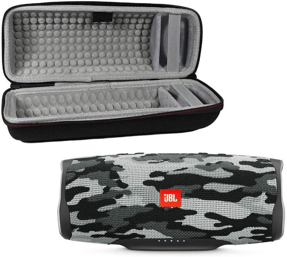 JBL Charge 4 Waterproof Wireless Bluetooth Speaker with Hardshell Case (Black Camo)