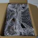 Calmbee 9-in-1 Bamboo Kitchen Organizer - Black & Multicolor Modern Minimalist Caddy with 3-in-1 Wrap Dispenser, Cutter & Bag Organizer