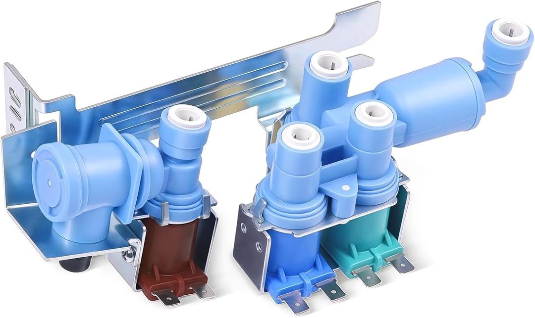 Upgraded 242253002 242102201 Refrigerator Water Inlet Valve Replacement Fit for Frigidaire, Electrolux, Kenmore Refrigerator Parts, Replace 2689640, AP5669874, PS7321353, EAP7321353