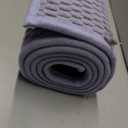 TYUU Large Bathroom Rugs Non Slip Washable Bath Rugs Super Absorbent Bathroom Rug Thin Quick Dry Low Pile Bath Mats, Lavender 36"x60"