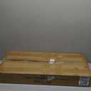 Hoolerry 2 Pcs 30 x 12 Inch Foamed PVC Wire Rack Covers for Removable Closet Decoration(Not Wood) Don't Bear Too Much Weight Pantry Shelves Covers for Bathroom Kitchen Shelving(Wooden Color)