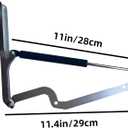 2 Pack Lid Piston Shock Hinge Support Gas Strut for Keter Deck Box Hinges, Replacement Parts for Keter Storage
