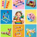 Wowood Arts and Crafts Kit for Kids - Over 1600 Pieces of DIY Craft Supplies! Creative Hobby Fun Activity Toys & Perfect Gifts for Girls and Boys Ages 8-12 to Spark Imagination and Joy(PA002)