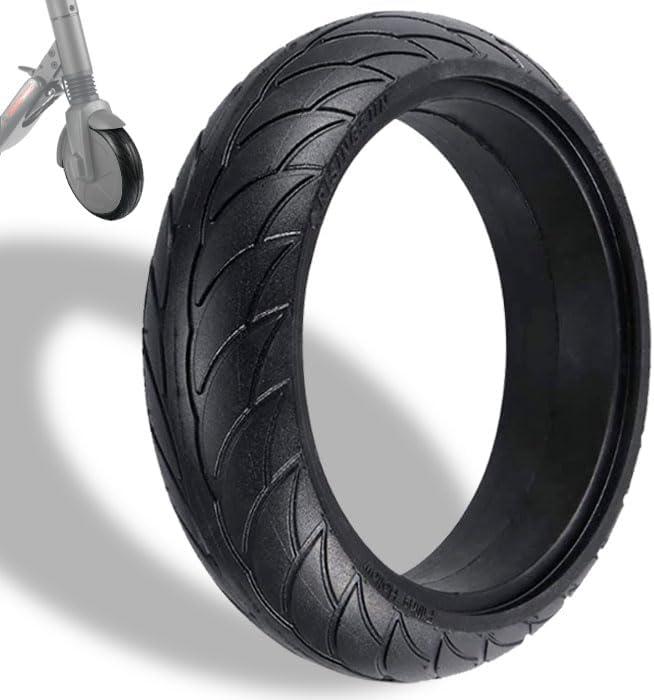 GYL 8 Inch Ninebot ES Front Tire - 8x2.125(159-42) 200x50 Tyre Replacement for Segway Ninebot ES1 ES2 ES3 ES4 E2 E2 Plus ES1L Electric Scooter, 8x2.0 inch Tyre (After installation 8 Inch)