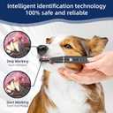 Plaque Remover for Teeth, Pet Ultrasonic Cleaner, Dog Plaque and Tartar Remover with LED Light, Dog Teeth Cleaning Dental Care Kit for Tartar and Stains, Suitable for Dogs and Cats (Black)
