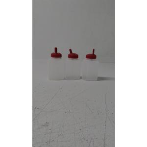 Restaurantware-Bento Tek 2 Ounce Mini Soy Sauce Bottles, Bottles , Pack Seasoning, Vinegar Or Sauce, Clear Plastic Squeeze Bottles, For Take Out