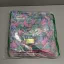 Lilly Pulitzer Insulated Wine Carrier, Cooler Bag Holds up to 4 Bottles of Wine, Soft Cooler with Adjustable/Removable Strap and Double Zipper Close (Beachside Haven)