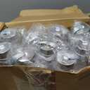 Zubebe Reusable Clear Water Bottles Bulk with Stainless Steel Leak Proof Lids Sports Bottles with Nylon Camying Strap for Party Gift Water Milk Smoothie Juice Beverage (14 oz)