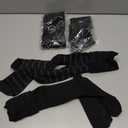 BLUEENJOY Copper Compression Socks for Women & Men (6 pairs) - Best Support for Nurses, Running, Hiking, Recovery L-XL