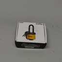Guliffen Weatherproof Laminated Steel Padlock with Same Key, Outdoor Padlock with Long Shackle for Gate, Fence, Shed,Garage, 6 Pack