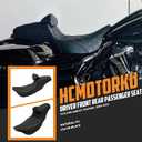 One-Piece Two-Up Seat Fit for Harley Touring 2009-2023
Black Stitching, Driver & Passenger Seat, Fits Road King, Road Glide, Street Glide, Electra Glide & Ultra Limited, Size: Without Driver Backrest
