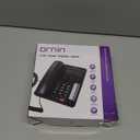 Ornin 2-Line Corded Telephone Systems for Small Business and House, Desk Phone Only (Black)
