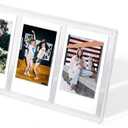3 Grids Clear Mini Photo Vertical Frame for Polaroid Fujifilm Instax Mini 8 9 11 12 EVO/NONS SL42 SL645 Instant Films