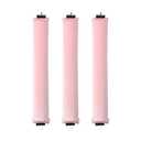 Heatless Curling Rod Headband Lazy Hair Curlers No Heat Hair Rollers Curls Sleeping Soft Flexi Rods with Hook Hair Styling Tools(Pink-3pcs)